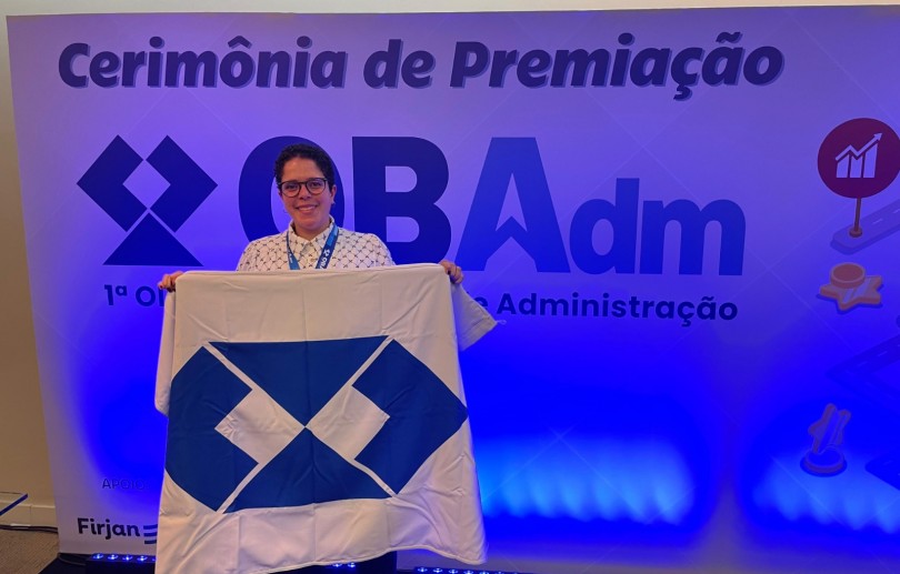 Aluna da UNIFASE ganha medalha de ouro na I Olimpíada Brasileira de Administração