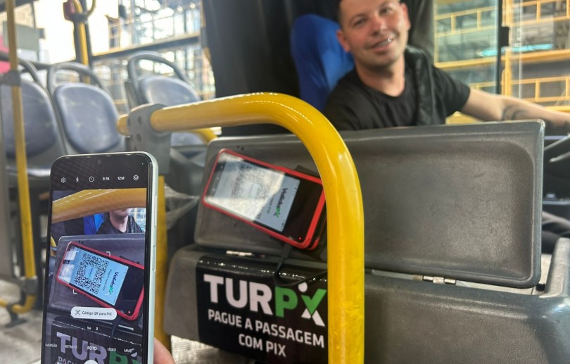 Turp Transporte inicia teste de pagamento da tarifa de ônibus via Pix