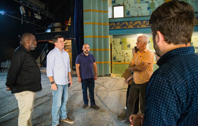 Obras no Theatro Dom Pedro serão retomadas na segunda-feira (13)